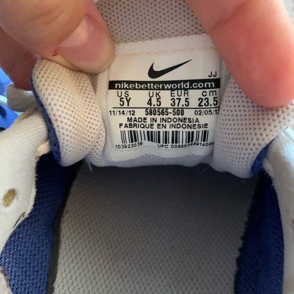 NIKE FREE 5.0 BLUE VIOLENT SIZE 5Y - Picture 5 of 6